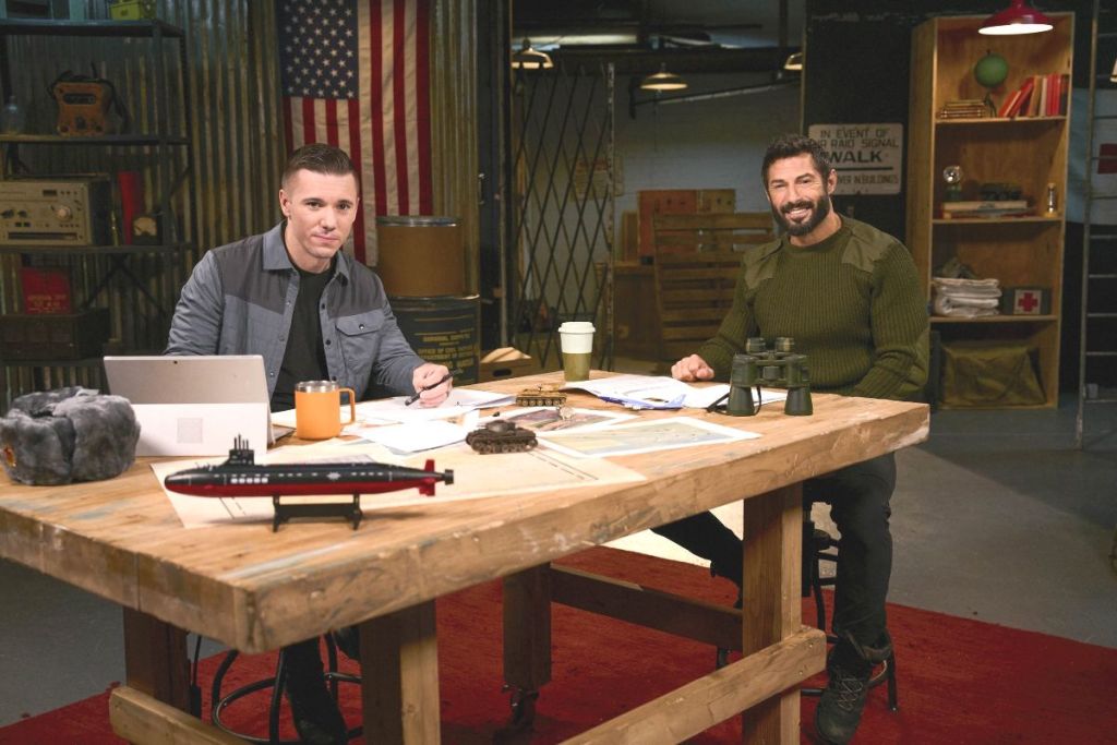 Ronnie Adkins (left) and Rudy Reyes host HISTORY Channel's 'The Proof Is Out There: Military Mysteries.'